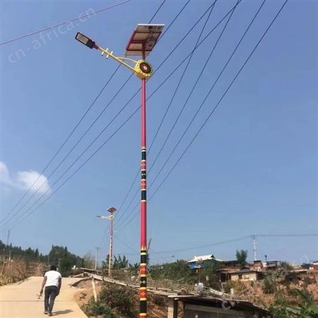 户外太阳能路灯欧式风格 LED照明灯 道路景观灯 美观大气