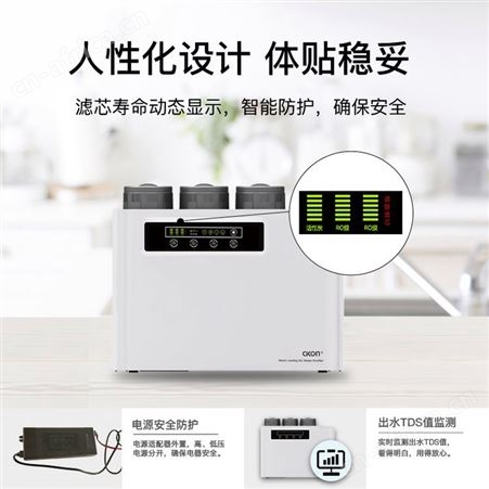 家用直饮水机 RO反渗透净水器 厨房直饮3级净水机 沁尔康 可OEM