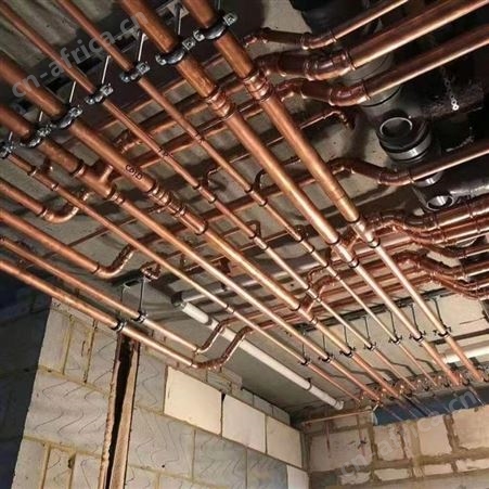 浙江建筑水管 紫铜管管道 冷热水管道全屋定制 无缝铜管 t2铜水管厂家