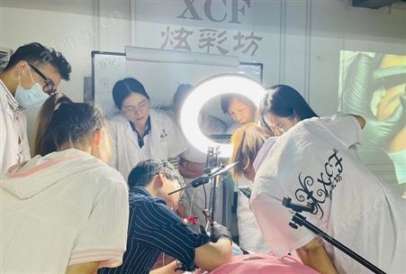 专业纹绣培训学校 半雾眉操作技巧分享