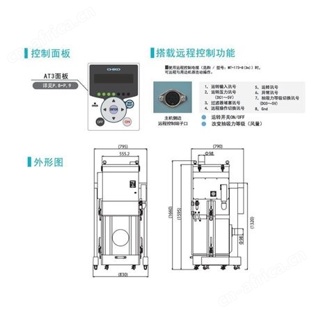 CHIKO集尘机 用于软性显示屏激光加工集尘CHP-5000AT3-DSA-UD