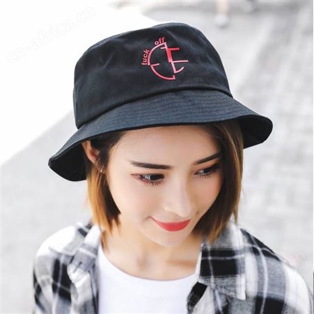 帽子实力品牌代工厂定制百搭渔夫帽春夏户外遮阳帽防晒帽