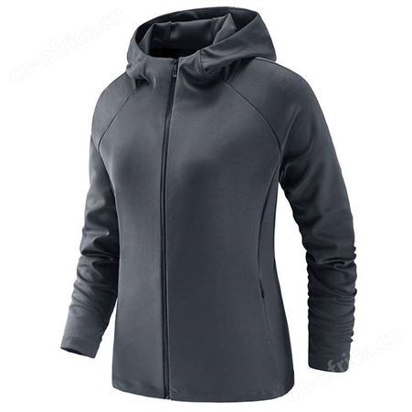 欧美瑜伽服健身外套女 跑步运动健身服长袖开衫外套贴牌OEM代加工