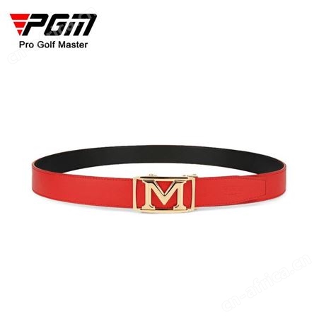 PGM高尔夫皮带 男士 头层牛皮 合金自动扣头 golf腰带 简约百搭
