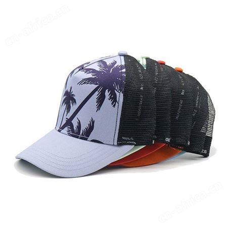 网纱夏季***透气帽男士钓鱼防晒棒球帽骑行旅游运动帽
