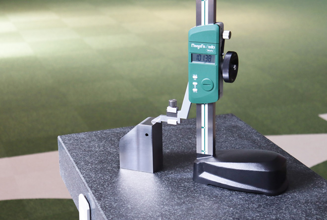 デジタルSラインハイトゲージ 使用例