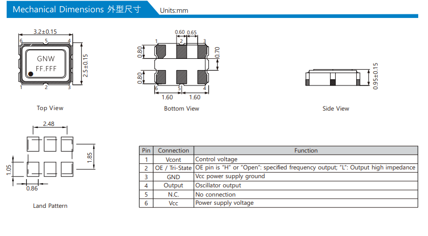 VCXO压控晶振工作原理及应用介绍